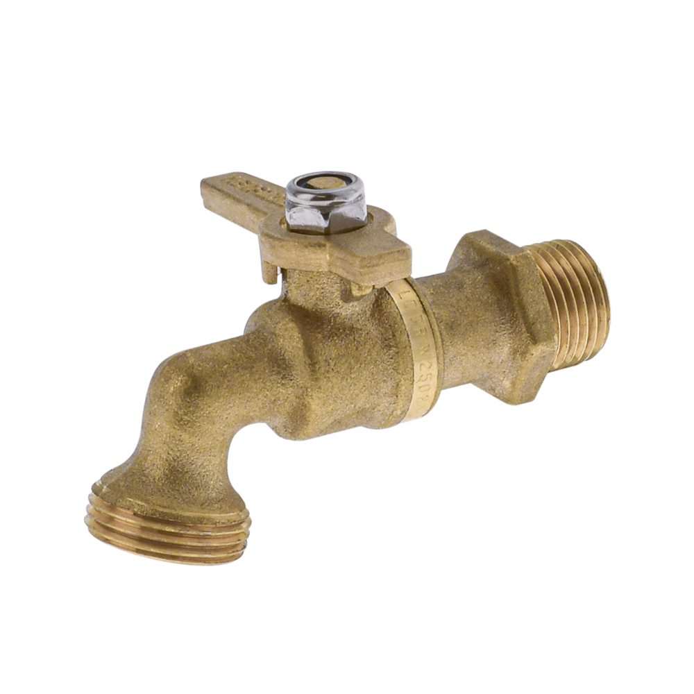 Hose Tap Quarter Turn Brass MI 15MM