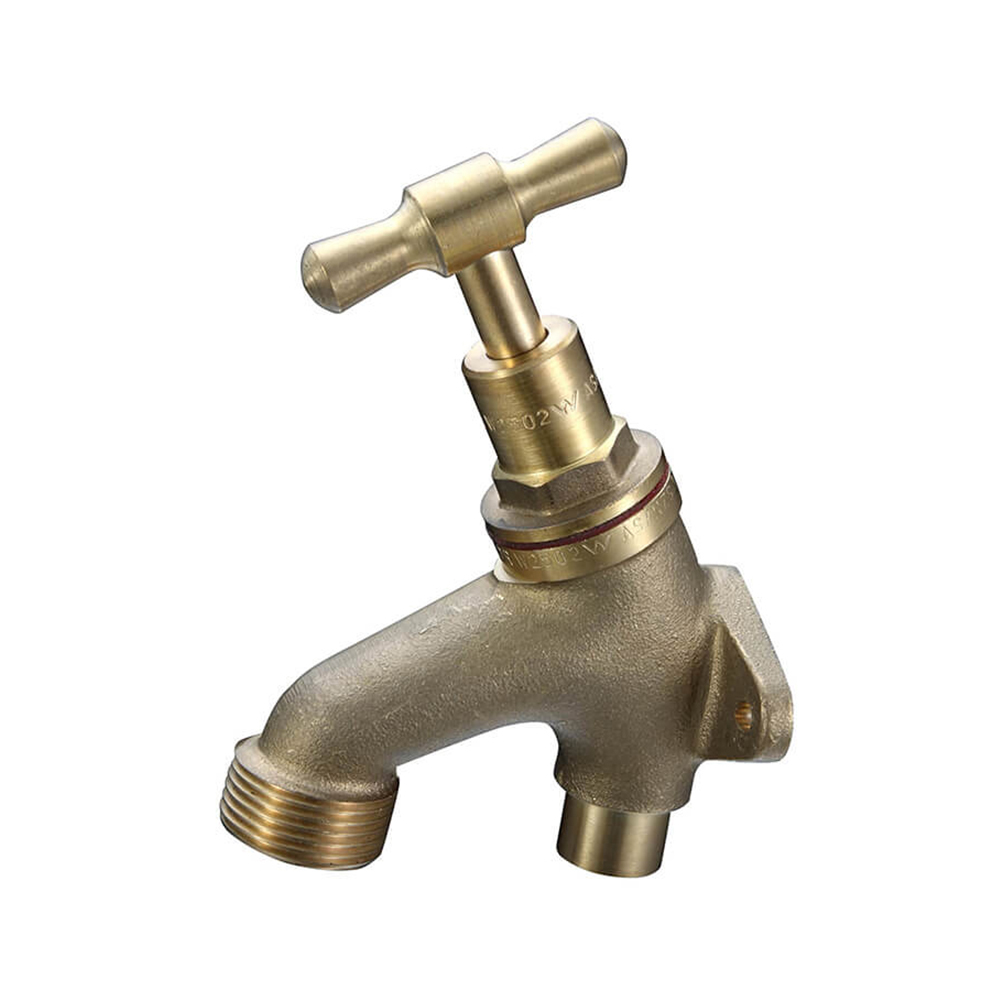 Hose Tap Back Plated T Handle Cap 15MM