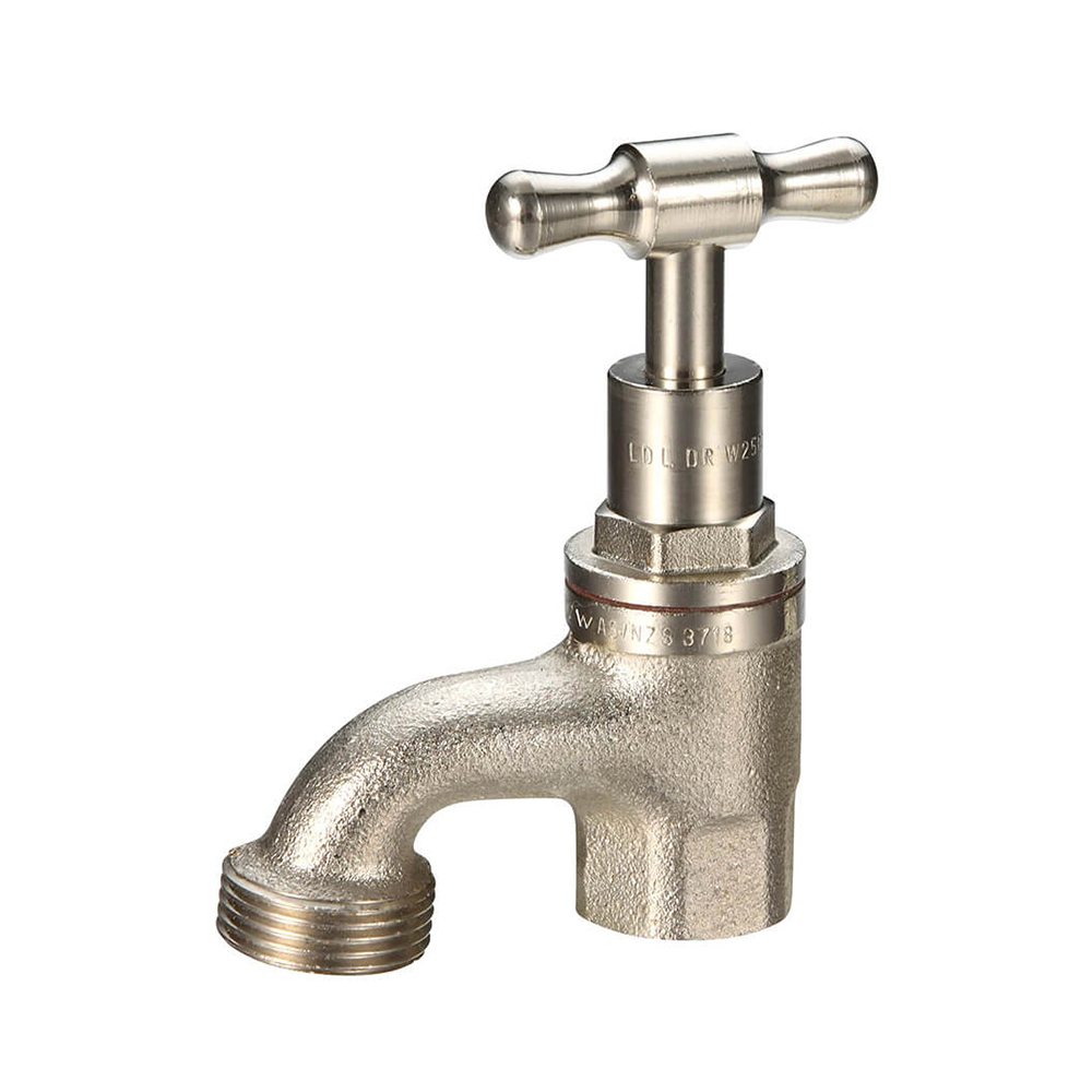 Hose Tap Standpipe T Handle Nickel Plated FI 15MM