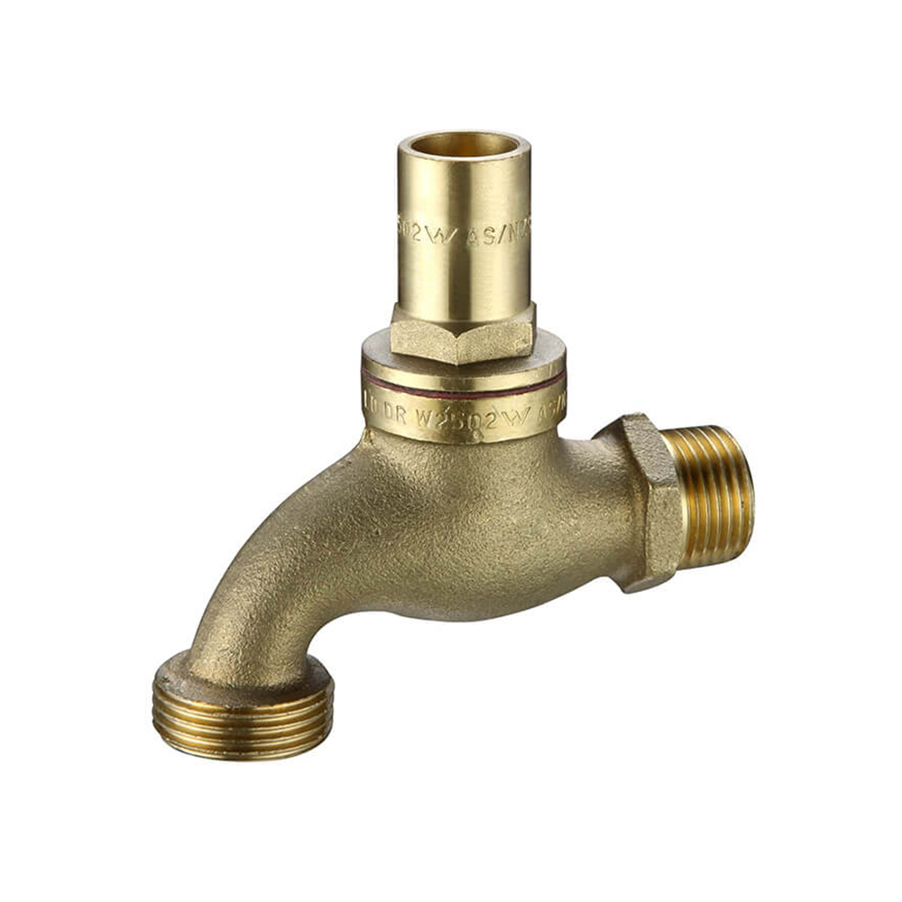 Hose Tap Vandal Proof Brass Flat MI 15MM