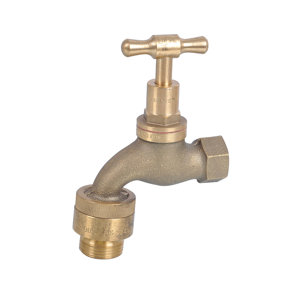 Hose Tap FI T Head 15MM With Vacuum Breaker