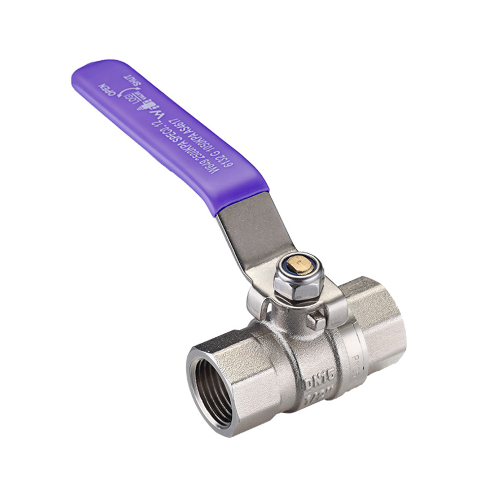 Dual Approved Ball Valve Lever Handle Lilac FI X FI 15MM