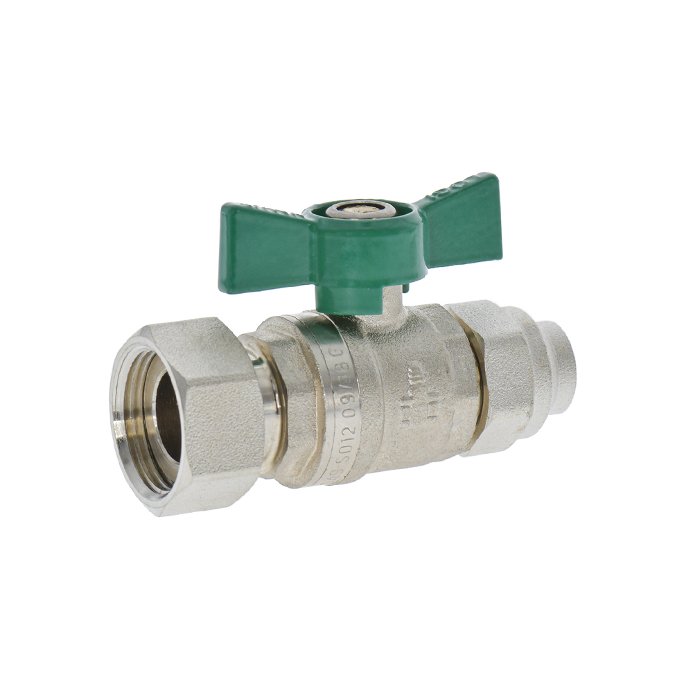 Dual Approved Ball Valve Butterfly Handle C X F 15MM