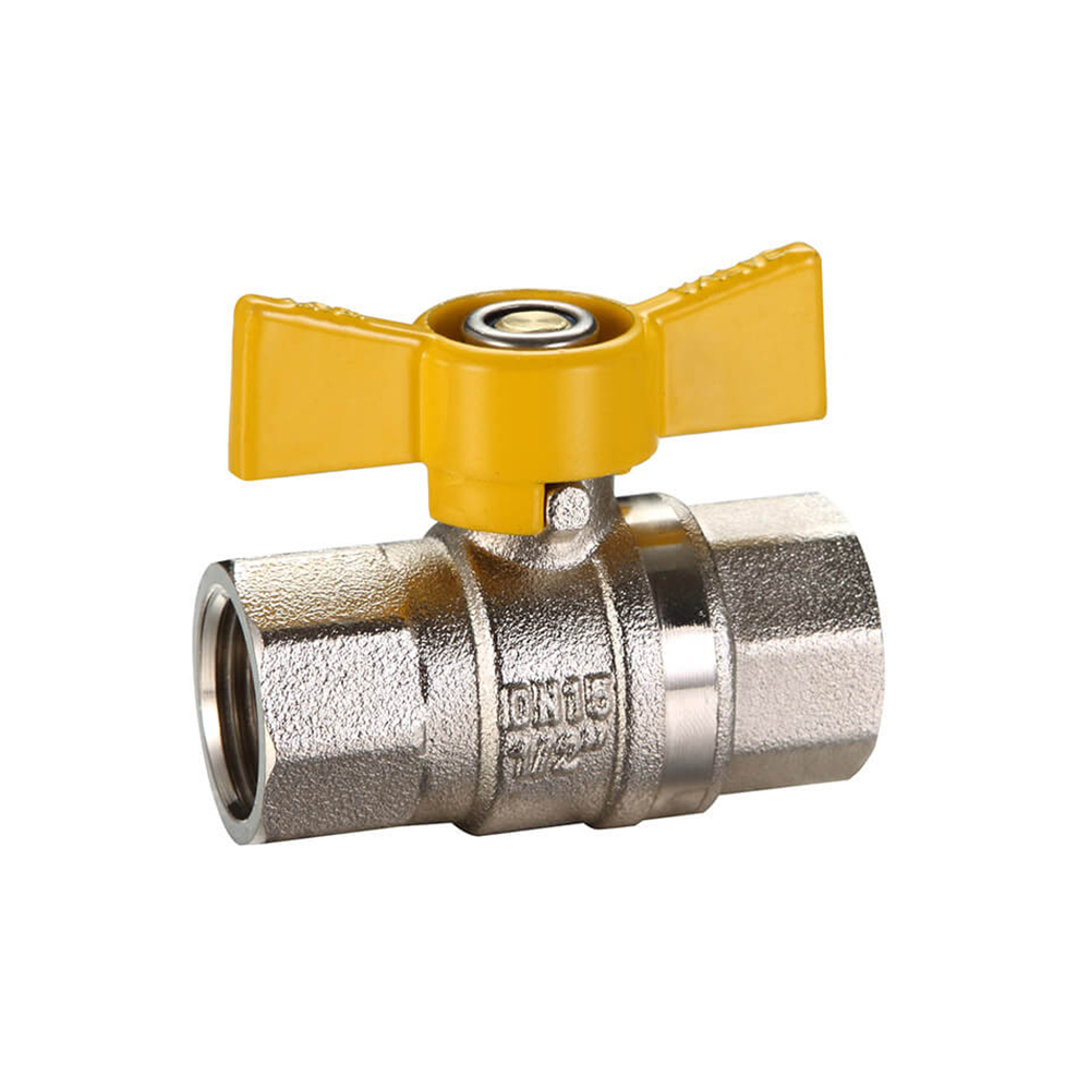 AGA Approved Ball Valve Butterfly Handle FI X FI 20MM