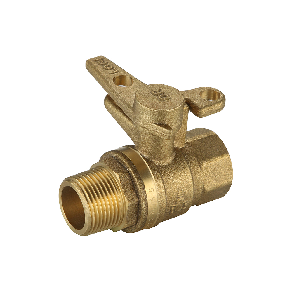 Watermarked Ball Valve Brass Handle MI X FI 20MM Lockable