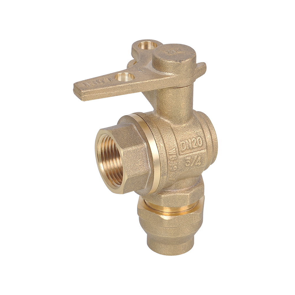 Watermarked Ball Valve Right Angle Meter Stop FI X C 20MM