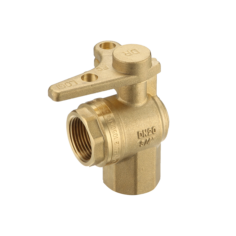 Watermarked Ball Valve Right Angle Meter Stop FI X FI 20MM